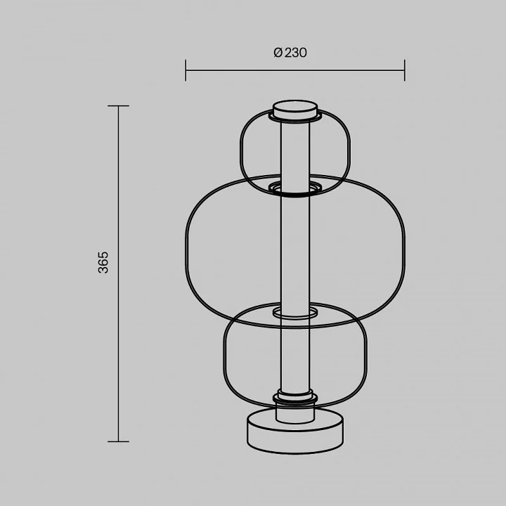 Настольная лампа декоративная Maytoni Atmos MOD364TL-L15B3K 5_MY_MOD364TL-L15B3K.webp big