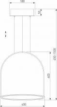 Подвесной светильник Eurosvet Over 90322/1 черный 3_EV_a064958.webp small