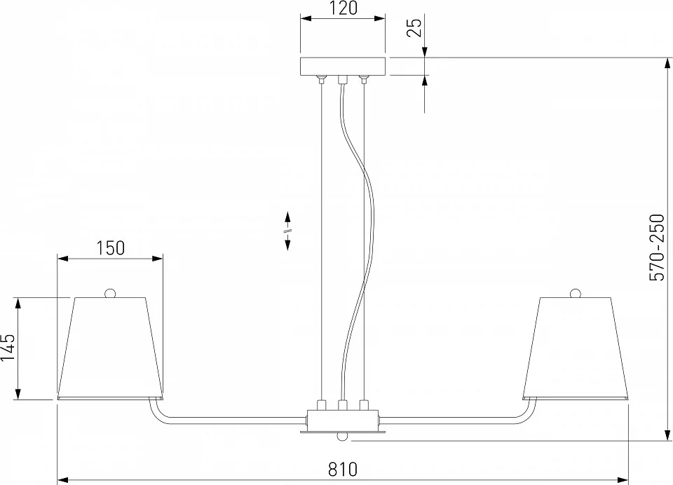 Подвесная люстра Eurosvet Amaretto 60155/8 хром 4_EV_a065003.webp big