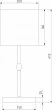 Настольная лампа декоративная Eurosvet Notturno 01162/1 латунь 2_EV_a065668.webp small