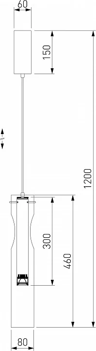 Подвесной светильник Eurosvet Swan 50253/1 LED латунь 2_EV_a063268.webp big