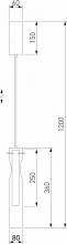 Подвесной светильник Eurosvet Swan 50253/1 LED графит 4_EV_a063276.webp small