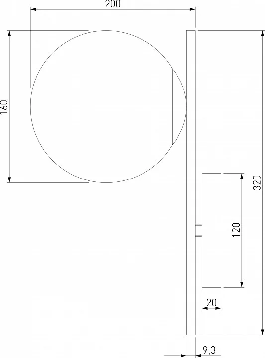 Бра Eurosvet Marbella 60147/1 черный 1_EV_a064386.webp big