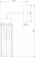 Бра Eurosvet Gilian 60163/1 никель 2_EV_a065759.webp small