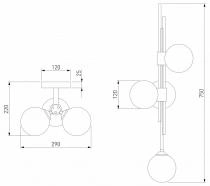 Бра Eurosvet Volver 50383/3 черный 4_EV_a065727.webp small