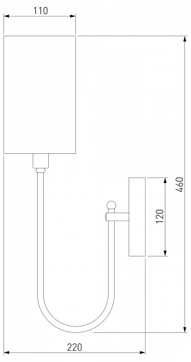 Бра Eurosvet Abbey 60164/1 никель 2_EV_a065753.webp big