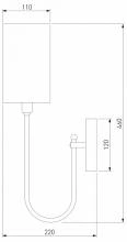 Бра Eurosvet Abbey 60164/1 никель 2_EV_a065753.webp small