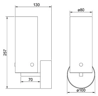 Бра Arte Lamp Lanterna A3606AP-8BK 1_AR_A3606AP-8BK.webp big