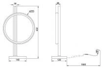 Настольная лампа декоративная Arte Lamp Fluido A3913LT-10BK 1_AR_A3913LT-10BK.webp small
