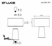 Настольная лампа декоративная ST-Luce Jackie SL1354.704.01 5_SL1354.704.01.webp small