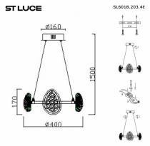 Подвесная люстра ST-Luce Enigma SL6018.203.48 3_SL6018.203.48.webp small