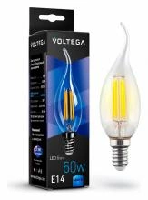 Лампа светодиодная Voltega Candle wind 6W E14 6Вт 4000K 7018
