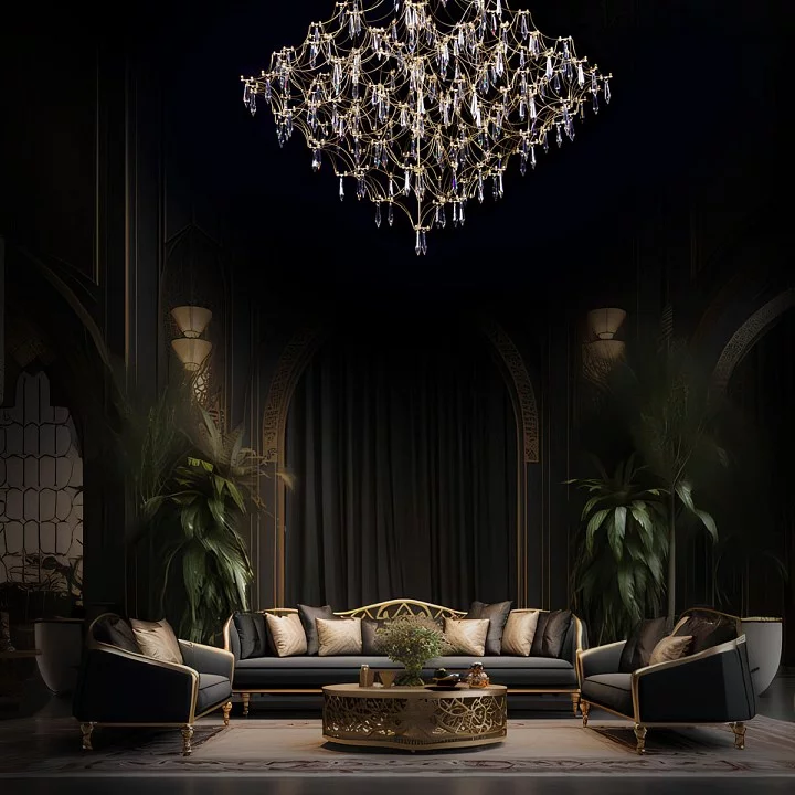 Подвесная люстра Loft it Mira 10259/1000 Gold Asfour 4_LF_10259_1000_Gold_Asfour.webp big