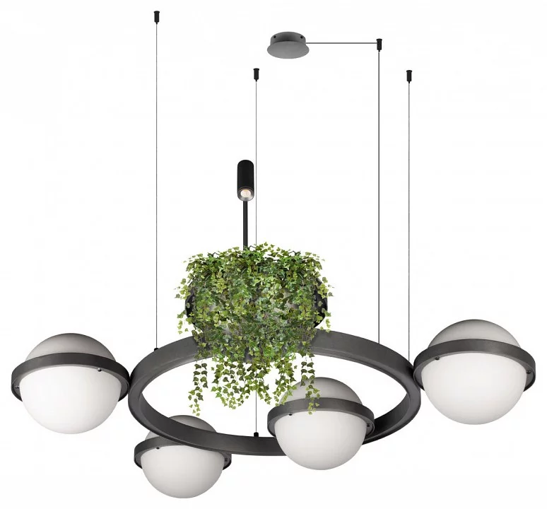 Подвесная люстра Loft it Jardin 10121/4 Dark grey 0_LF_10121_4_Dark_grey.webp big
