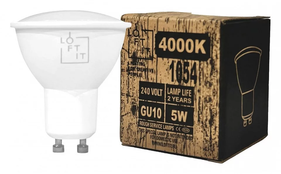 Лампа светодиодная Loft it Bulb GU10 5Вт 4000K GU1054LED 2_LF_GU1054LED.webp big