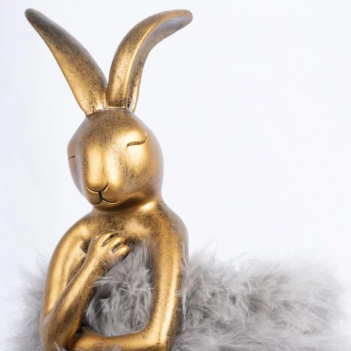 Настольная лампа декоративная Loft it Lapine 10315/B Grey fluff 4_LF_10315_B_Grey_fluff.webp big