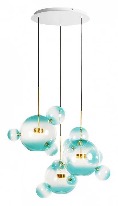 Подвесной светильник Loft it Bolle 2027-D3 Blue 0_LF_2027-D3_Blue.webp big