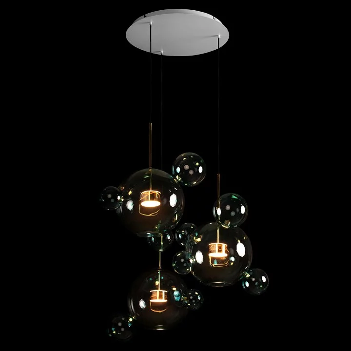 Подвесной светильник Loft it Bolle 2027-D3 Blue 3_LF_2027-D3_Blue.webp big