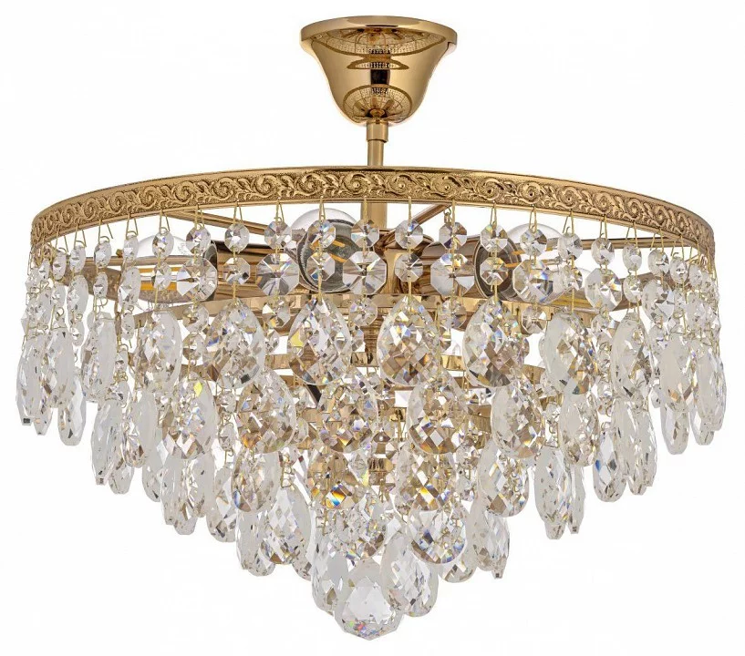 Люстра на штанге Arti Lampadari Castellana Gold Castellana E 1.3.38.608 G 0_AL_Castellana_E_1.3.38.608_G.webp big