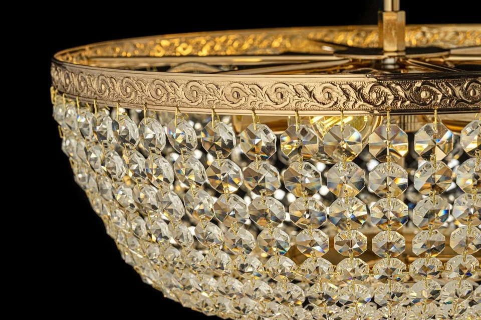 Люстра на штанге Arti Lampadari Castellana Gold Castellana E 1.3.40.501 G 3_AL_Castellana_E_1.3.40.501_G.webp big