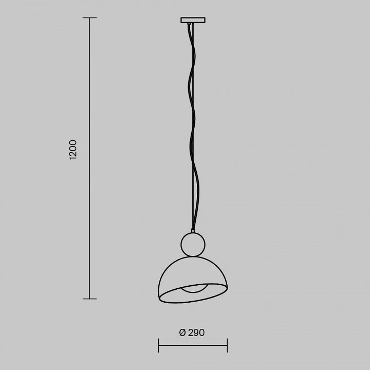 Подвесной светильник Freya Bowl FR5439PL-01W 4_MY_FR5439PL-01W.webp big