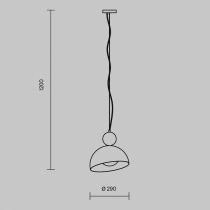 Подвесной светильник Freya Bowl FR5439PL-01W 4_MY_FR5439PL-01W.webp small
