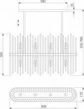 Люстра на штанге Bogates Allure 486/8 2_EV_a065770.webp small