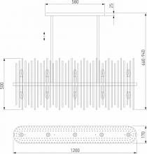Люстра на штанге Bogates Allure 485/10 2_EV_a065771.webp small
