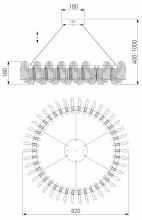 Подвесной светильник Bogates Farfalla 90375/1 4_EV_a065730.webp small