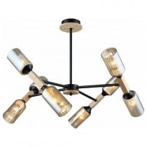 Люстра на штанге Imex MD.5495 MD.5495-8-S-BK+WOOD 0_IMX_MD.5495-8-S-BK_WOOD.webp small
