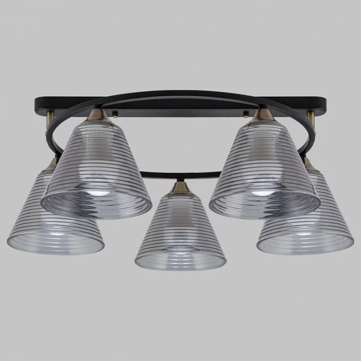 Потолочная люстра Imex MD.5948 MD.5948-5-S-BK+AB 0_IMX_MD.5948-5-S-BK_AB.webp big