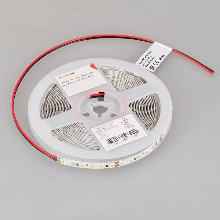 Лента светодиодная Arlight A120 24V 8mm 9.6 W/m 043380 2_ARLT_043380.webp big
