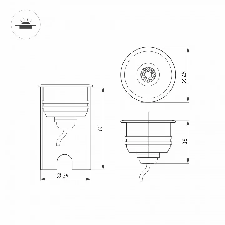 Встраиваемый в дорогу светильник Arlight KT-AQUA 047698 2_ARLT_047698.webp big