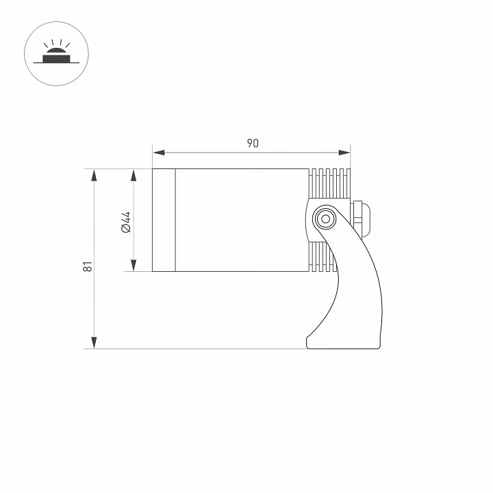 Светильник на штанге Arlight KT-WATER 047733 2_ARLT_047733.webp big