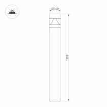 Наземный высокий светильник Arlight LGD-LANDMARK-BOLL 047692 6_ARLT_047692.webp small