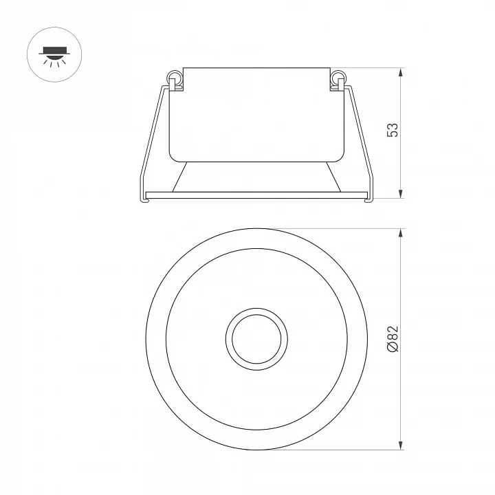Встраиваемый светильник Arlight HARBOR 048282 1_ARLT_048282.webp big