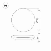 Накладной светильник Arlight CL-FRISBEE 030108 4_ARLT_030108.webp small