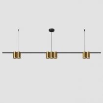 Подвесной светильник Denkirs Orbit DK4063-BK+SG