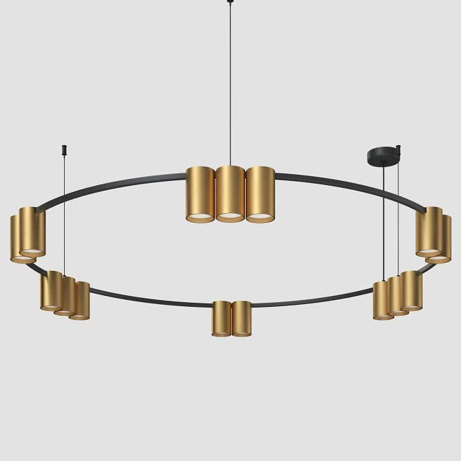 Подвесная люстра Denkirs Orbit DK4067-BK+SG 0_DK_DK4067-BK_SG.webp big