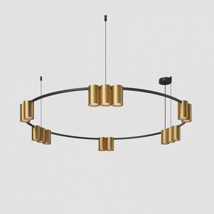 Подвесная люстра Denkirs Orbit DK4067-BK+SG 1_DK_DK4067-BK_SG.webp big