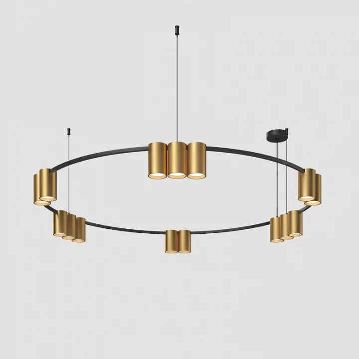 Подвесная люстра Denkirs Orbit DK4067-BK+SG 2_DK_DK4067-BK_SG.webp big