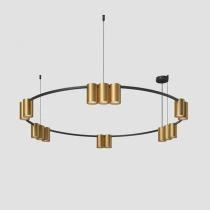 Подвесная люстра Denkirs Orbit DK4067-BK+SG 1_DK_DK4067-BK_SG.webp small