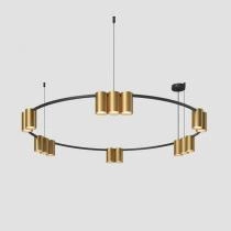 Подвесная люстра Denkirs Orbit DK4067-BK+SG 2_DK_DK4067-BK_SG.webp small