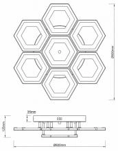 Потолочная люстра Escada Hexagon 10204/7LED 6_ESC_10204_7LED.webp small