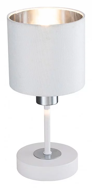 Настольная лампа декоративная Escada Denver 1109/1 White/Silver 1_ESC_1109_1_White_Silver.webp big