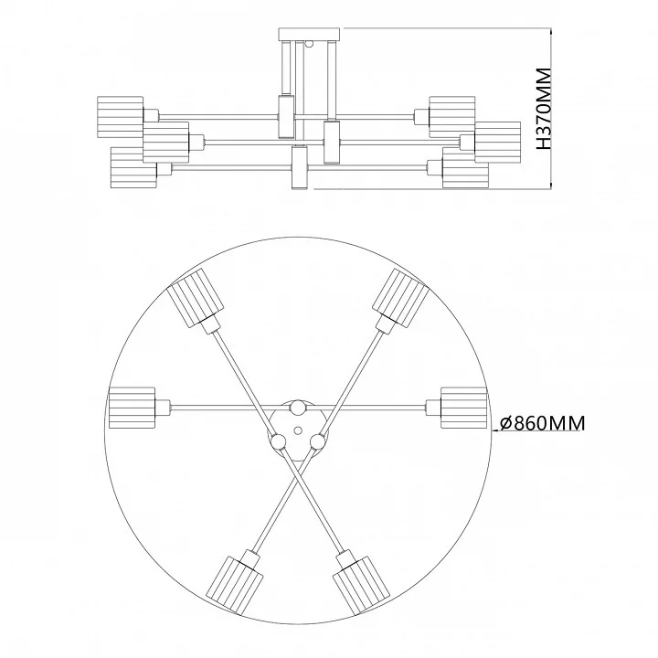 Люстра на штанге Escada Reflex 1140/6P 3_ESC_1140_6P.webp big