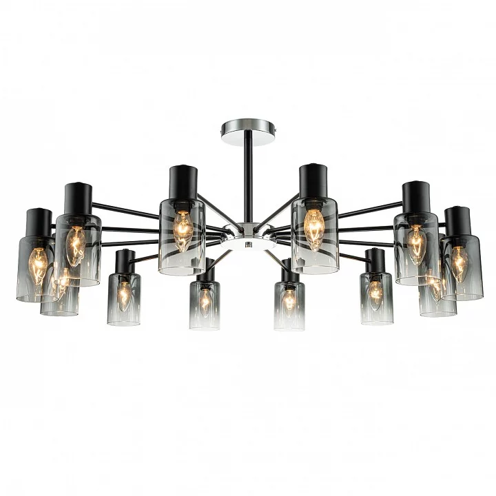 Люстра на штанге Escada Diversity 2120/12P Black 1_ESC_2120_12P_Black.webp big