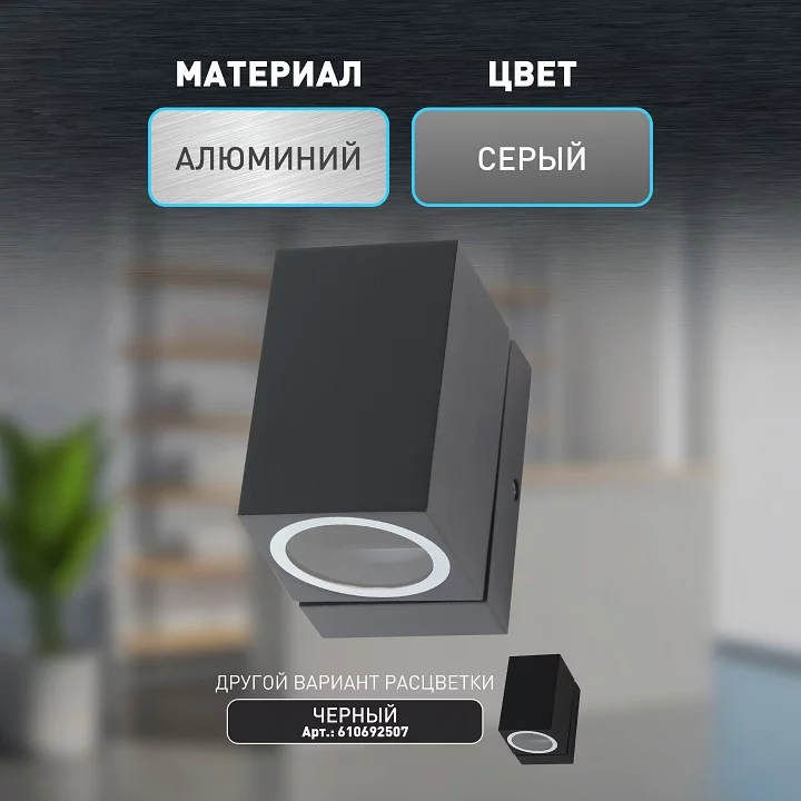 Светильник на штанге Эра WL37 GR Б0054409 2_ER_B0054409.webp big