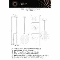 Подвесной светильник Aployt Lorentayn APL.328.06.11 2_AP_APL.328.06.11.webp small