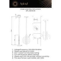 Подвесной светильник Aployt Lorentayn APL.328.16.09 2_AP_APL.328.16.09.webp small